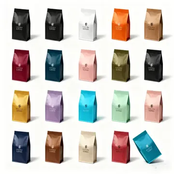 Kraft-Look Tea Stand-Up Pouch design example UPS-0338