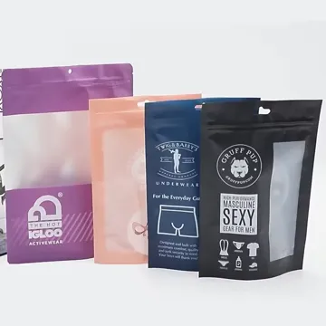 Window Sock & Underwear Stand-Up Pouch design example UPS-0342