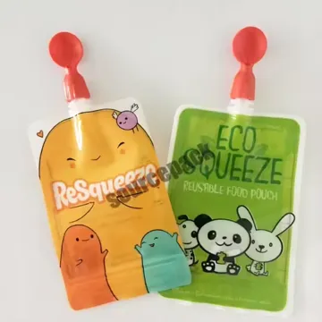 Liquid Food Spout Pouch design example UPS-0345