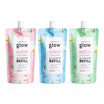 Liquid Refill Spout Pouch design example UPS-0351