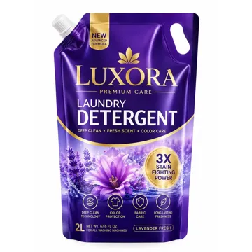 Laundry Detergent Spout Pouch design example UPS-0356