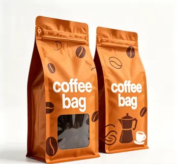 Window Coffee Stand-Up Pouch design example UPS-0373