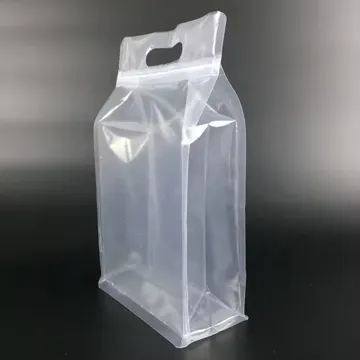 Clear Snack Flat-Bottom Pouch design example UPS-0387