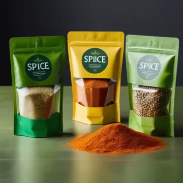 Spice Stand-Up Pouch design example UPS-0410