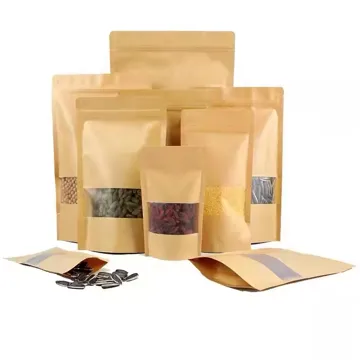 Kraft-Look Candy & Cookie Stand-Up Pouch design example UPS-0414