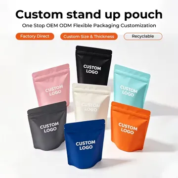 Holographic Retail Stand-Up Pouch design example UPS-0423