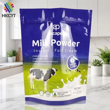 Whey Protein Powder Stand-Up Pouch design example UPS-0429