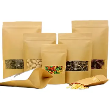 Kraft-Look Food & Retail Stand-Up Pouch design example UPS-0435