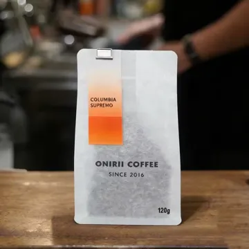 Window Coffee Bean Stand-Up Pouch design example UPS-0440