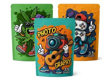 Food Stand-Up Pouch design example UPS-0456