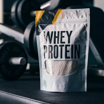 Matte Creatine & Supplement Powder Stand-Up Pouch design example UPS-0472