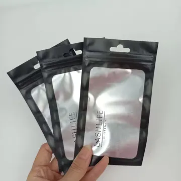Matte Cosmetic Flat Pouch design example UPS-0474