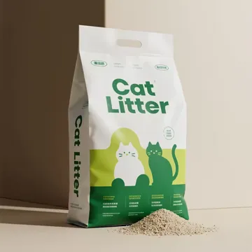 Cat Litter Flat-Bottom Pouch design example UPS-0475