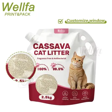 Cat Litter Spout Pouch design example UPS-0476