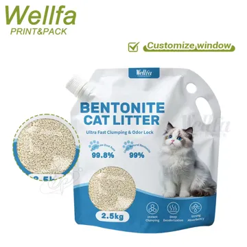 Cat Litter Spout Pouch design example UPS-0480