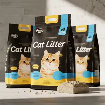 Window Cat Litter Stand-Up Pouch design example UPS-0483