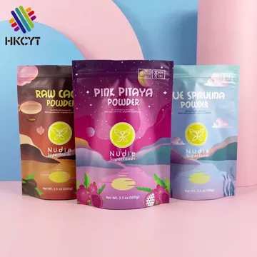 Fruit & Vegetable Powder Stand-Up Pouch design example UPS-0485