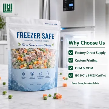 Frozen Vegetable & Meat Stand-Up Pouch design example UPS-0486