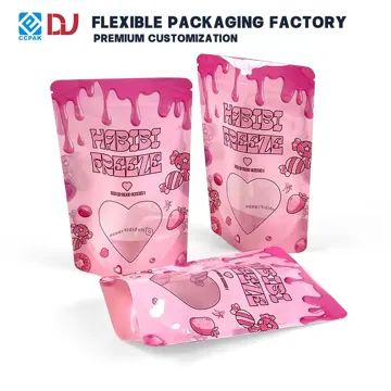 Strawberry Candy Stand-Up Pouch design example UPS-0488