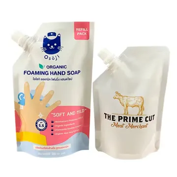 Hand Wash Spout Pouch design example UPS-0500