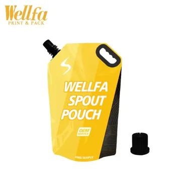 Body Wash & Shampoo Spout Pouch design example UPS-0502