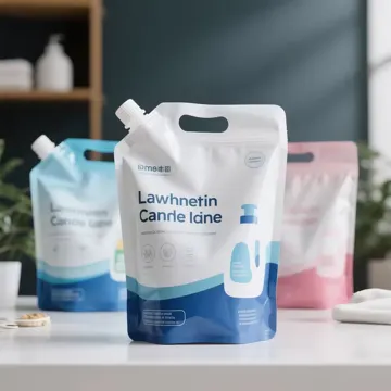 Soap & Detergent Spout Pouch design example UPS-0503