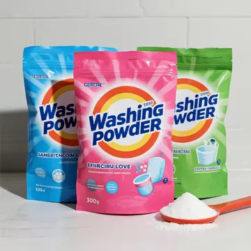 Laundry Powder Stand-Up Pouch design example UPS-0508