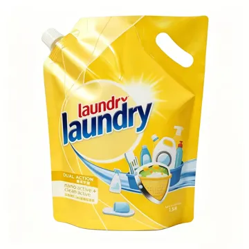 Liquid Soap Spout Pouch design example UPS-0509