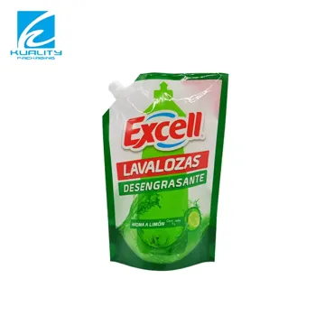 Dishwashing Liquid Spout Pouch design example UPS-0515
