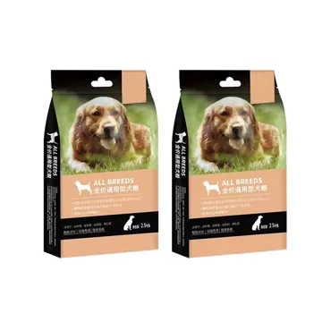 Pet Food Flat-Bottom Pouch design example UPS-0550