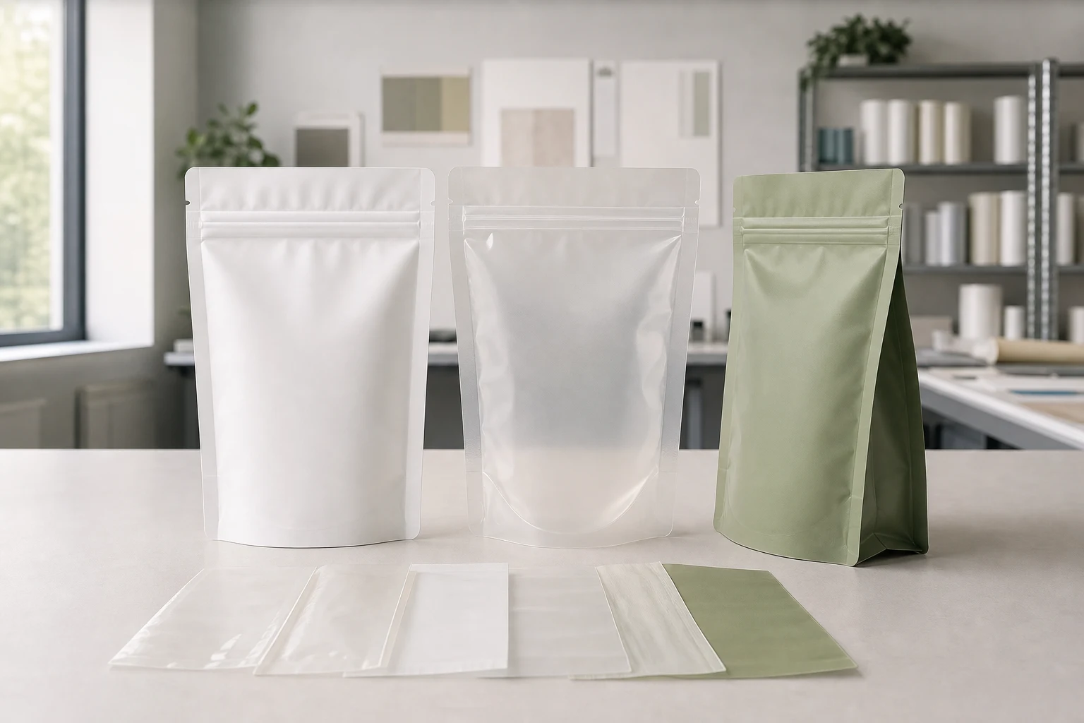 Mono-material pouch and film evaluation
