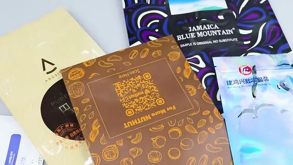Collection of printed packaging samples video cover