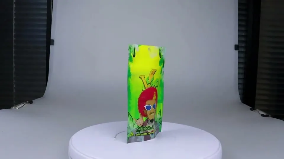Slim printed pouch sample video cover